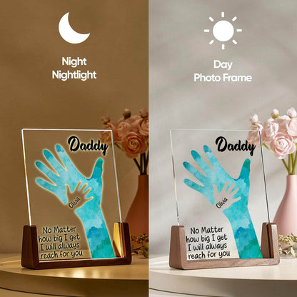 Personalize Father Forever LED Acrylic Plaque