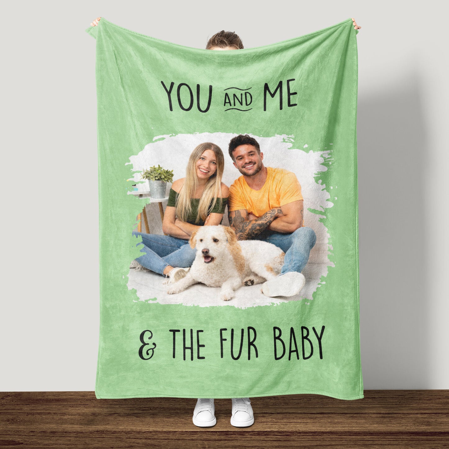 You , Me & the Fur babies Blanket