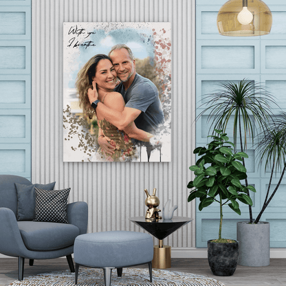Personalized Couple Portrait - A Thoughtful, Meaningful Gift for Your Partner