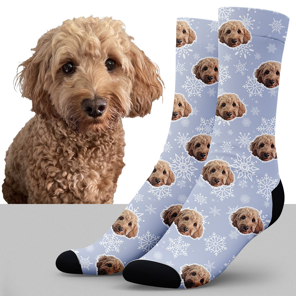 POC Frosty Snowflakes Pet Face Socks