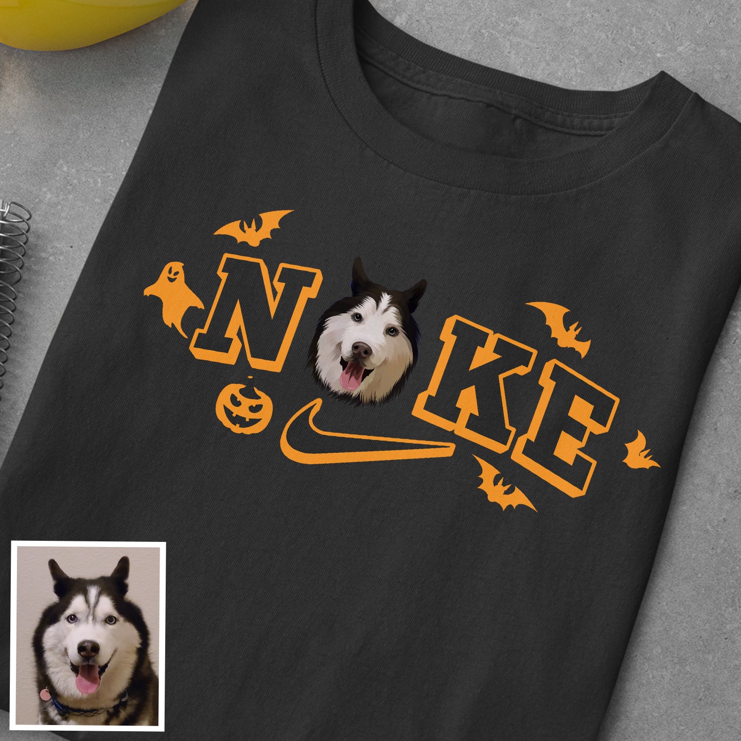 *LIMITED EDITION* Halloween SWOOSH/NKE Pet Face Tee/Sweatshirt