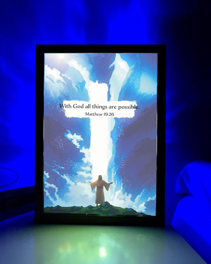 Holy Spirit keepsake LED Photo Frame