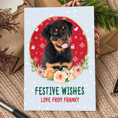 Personalised Pet Christmas Card