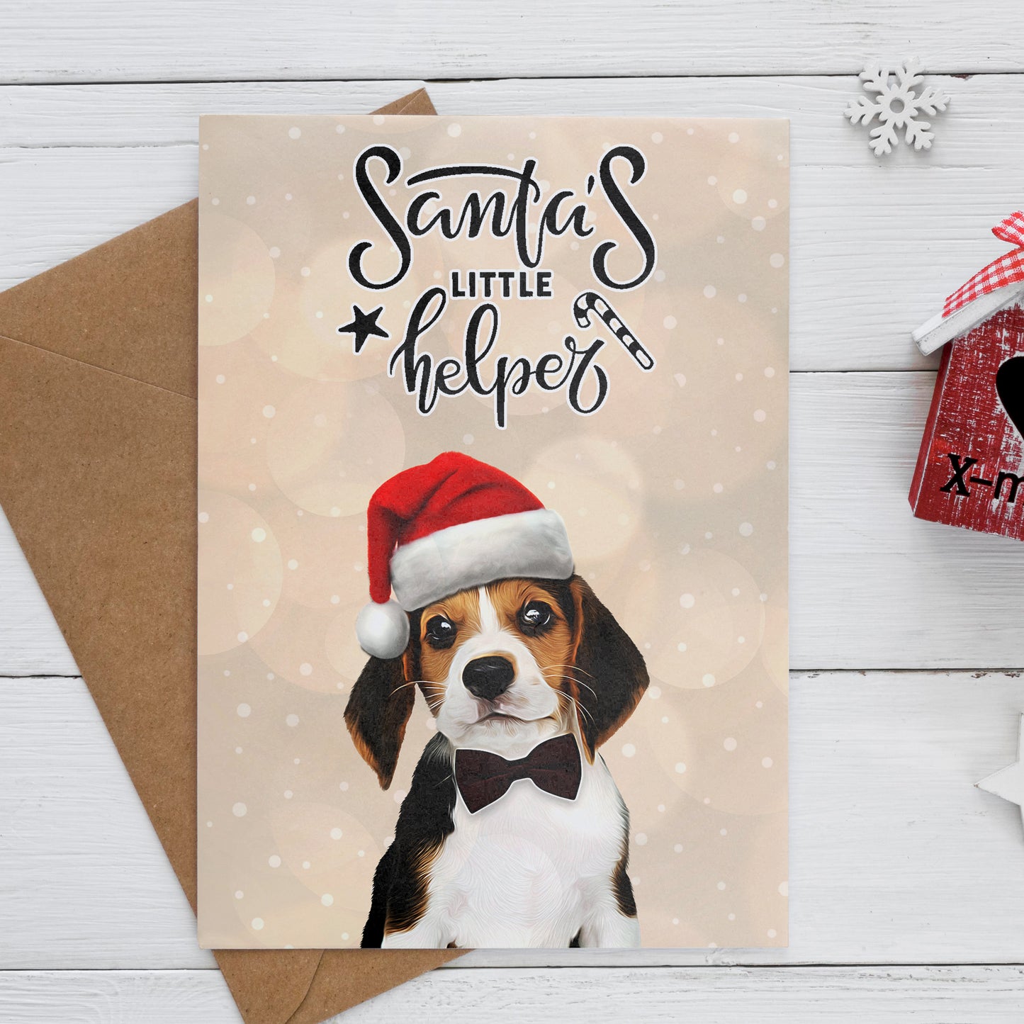 Personalised Pet Christmas Card