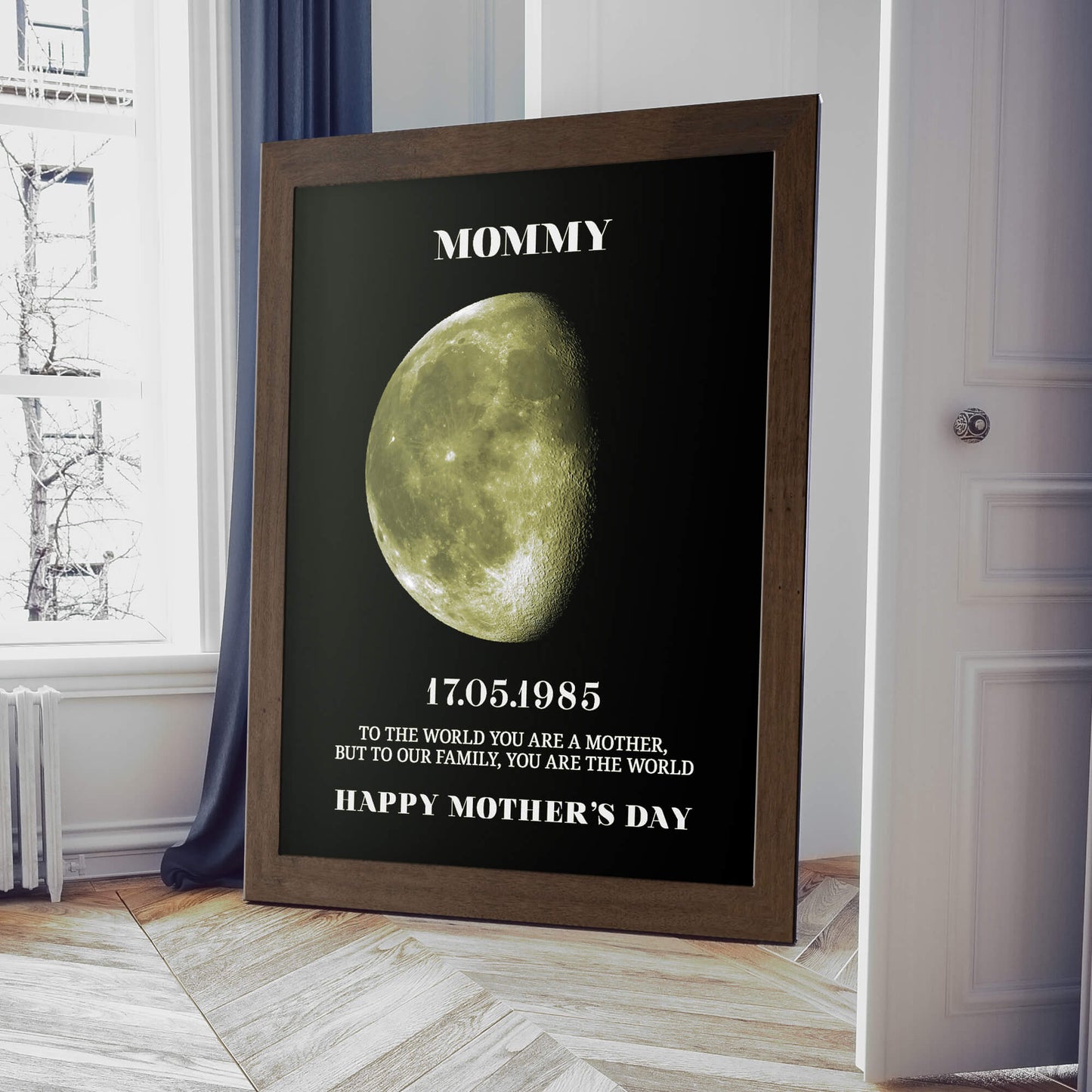 Personalised Moon Phase Canvas