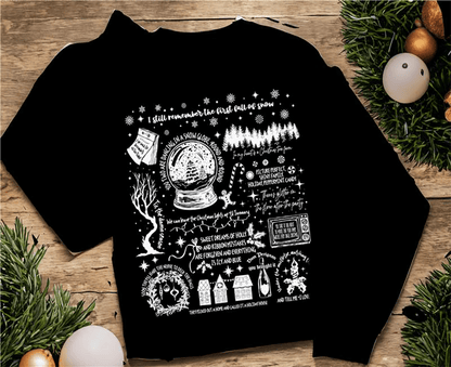 Swiftie Holiday Lyrics Sweatshirt