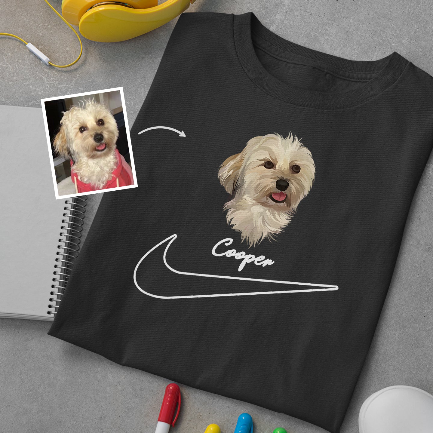 SWOOSH/NKE Pet Face Tee/Sweatshirt