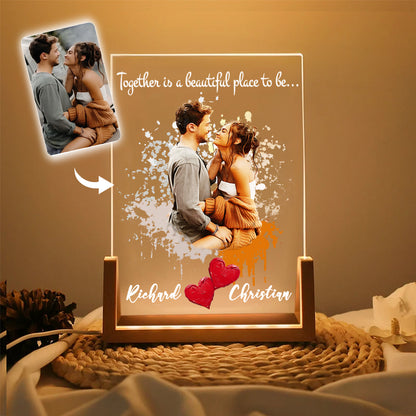 Together is a beautiful place to be- Acrylic Plaque