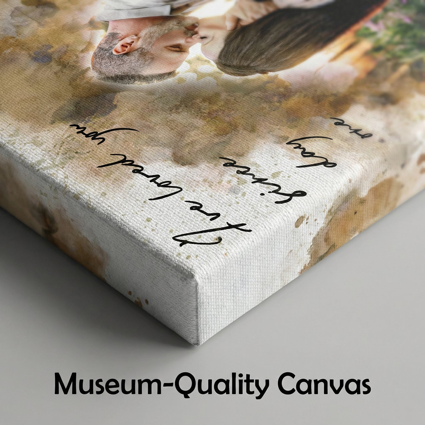 close up of canvas material 