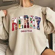 Personalized Christmas Movie Character Sweatshirt