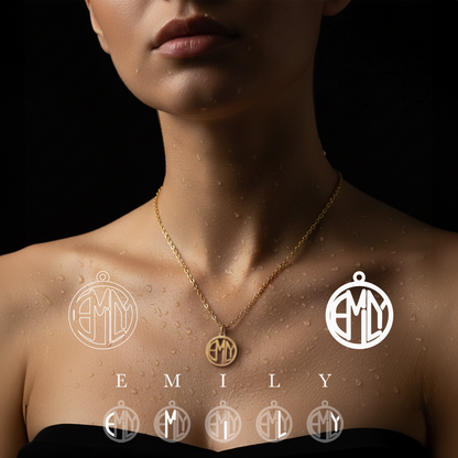 Monogram Necklace – Your Story, In a Necklace