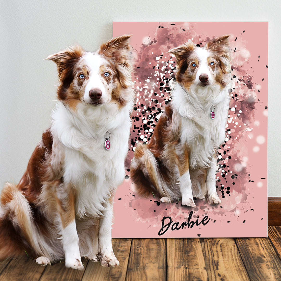Personalized Pet Art - Canvas — secure packaging for safe US shipping and delivery