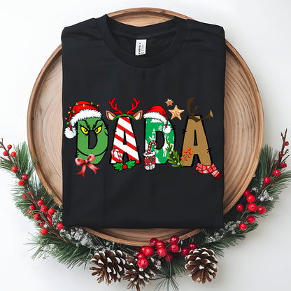 Christmas Sweatshirt With Kids Names On Sleeve