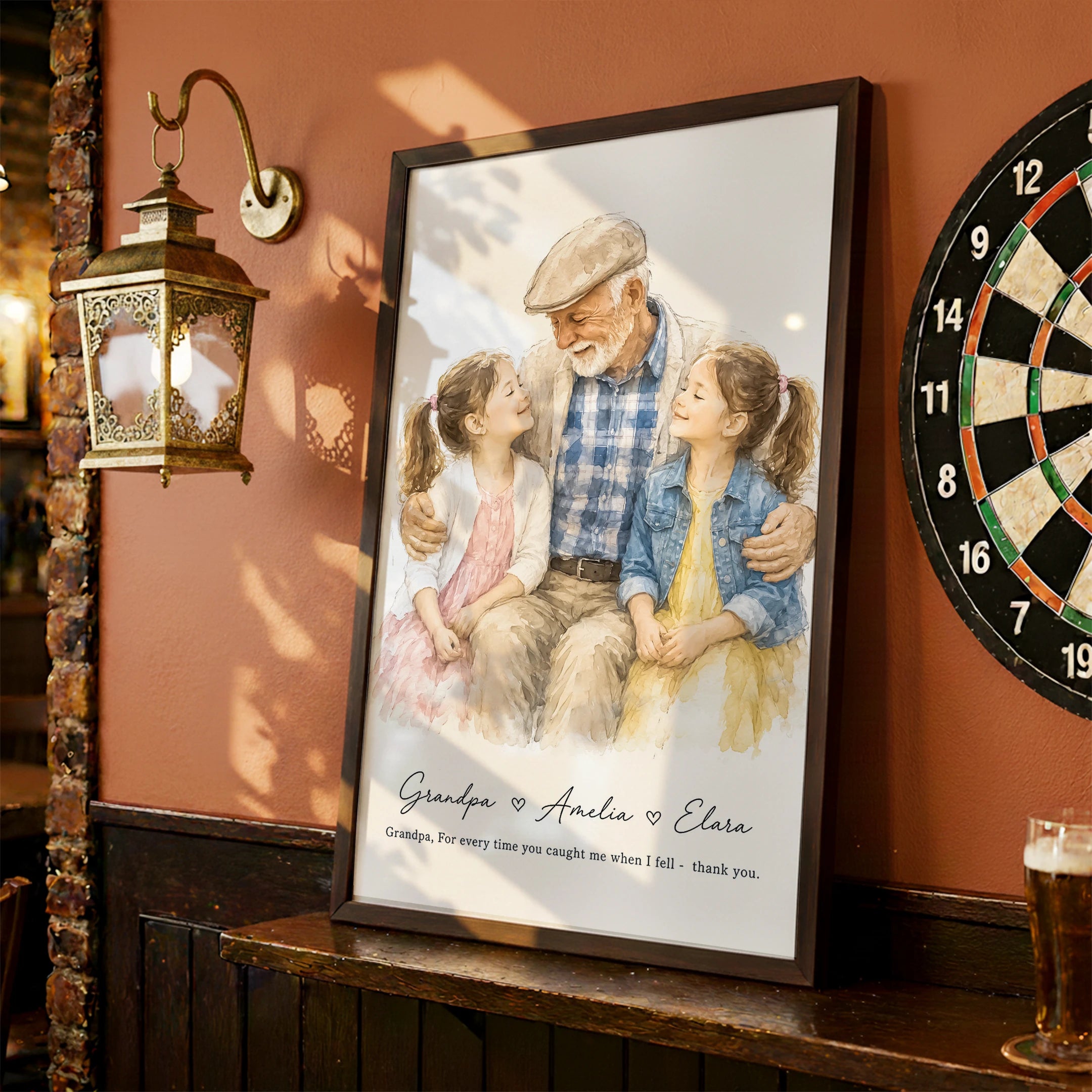 A Real Artist Drew It Just For Him — Not AI, Not a Template