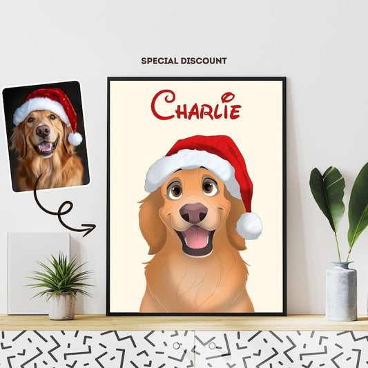 AANGEPASTE CARTOON STIJL PET CANVAS 