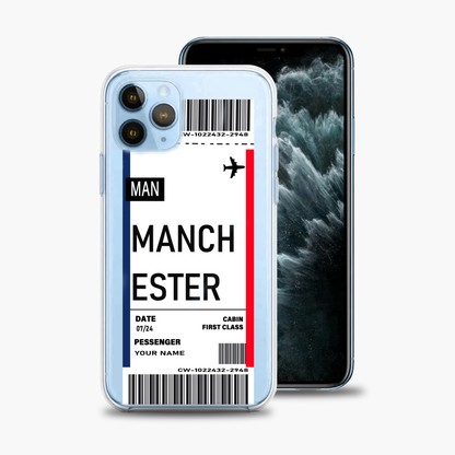 Personalised Boarding Pass Phone Case