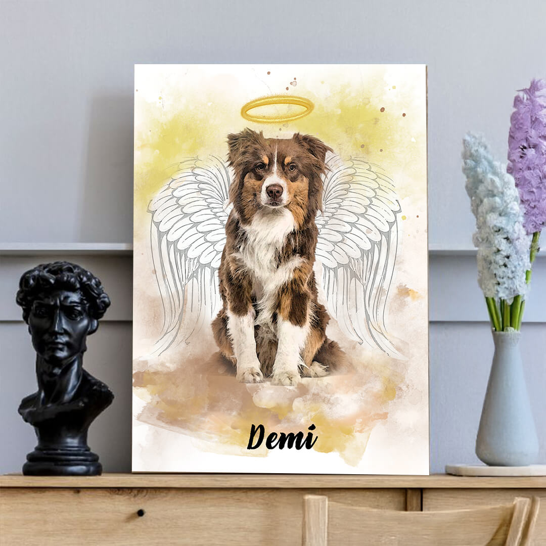 Memorial Keepsake Canvas — color and style options available for customization