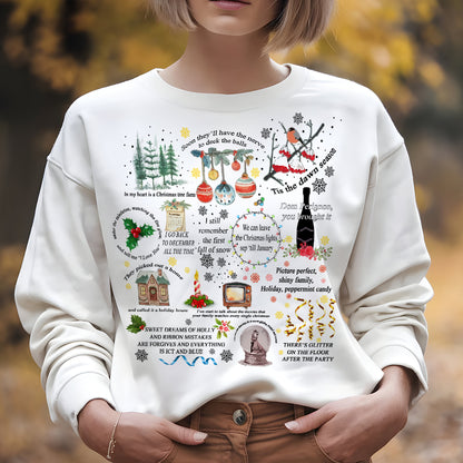 Winter Lyrics & Symbols Swiftie Sweatshirt