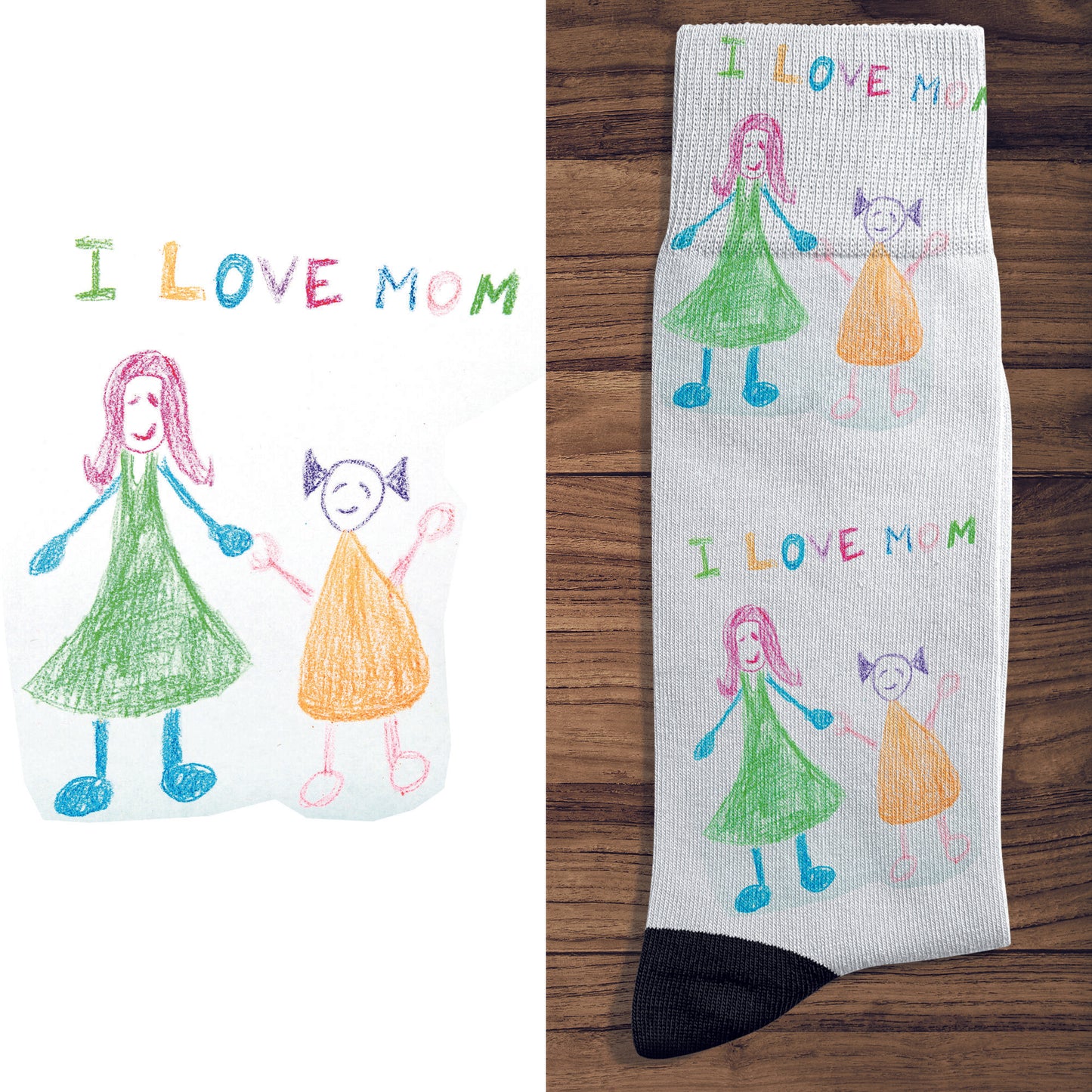 POC Personalised Drawing Socks