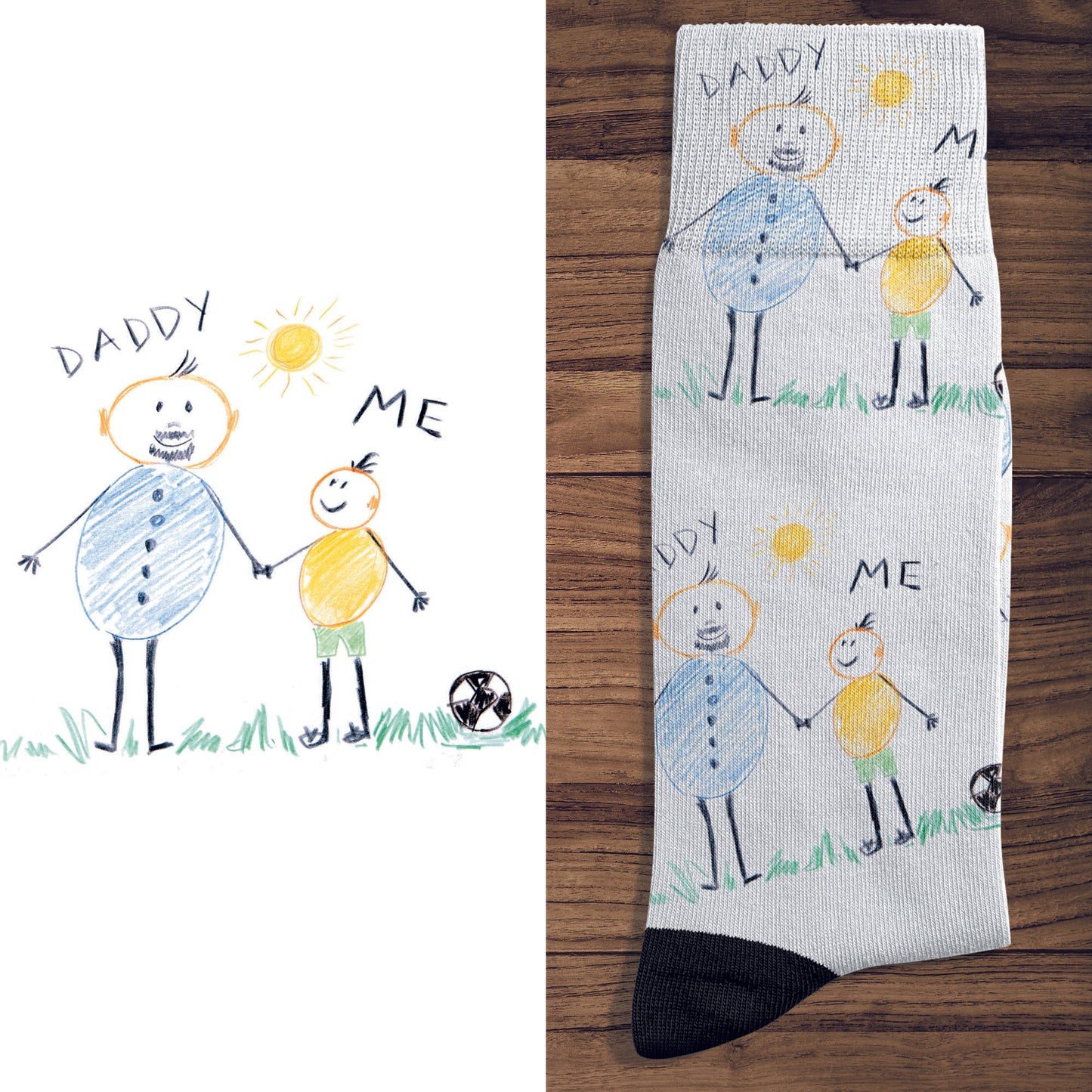 POC Personalised Drawing Socks