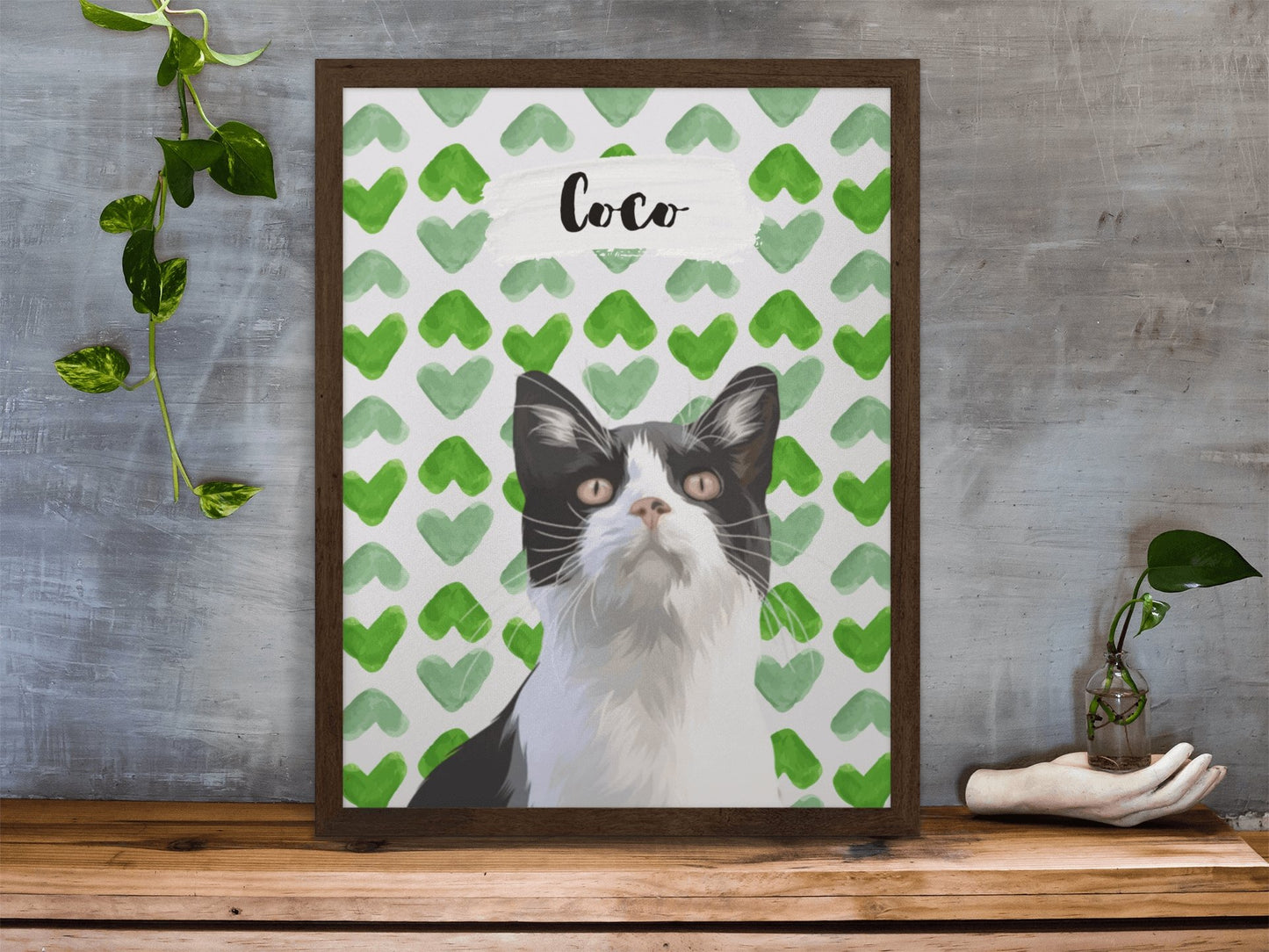 Illustrated Personalized Pet Portrait — secure packaging for safe US shipping and delivery