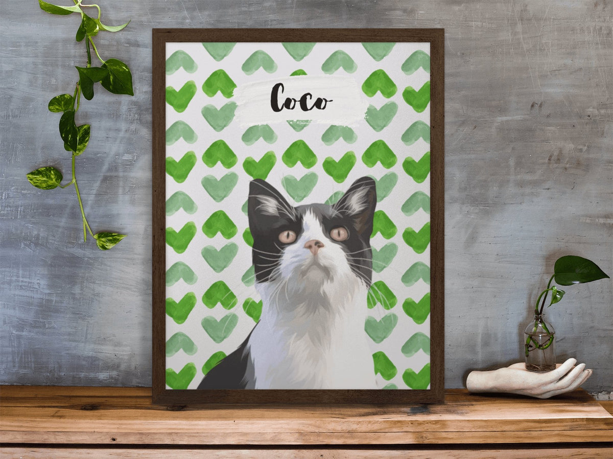Illustrated Personalized Pet Portrait — secure packaging for safe US shipping and delivery