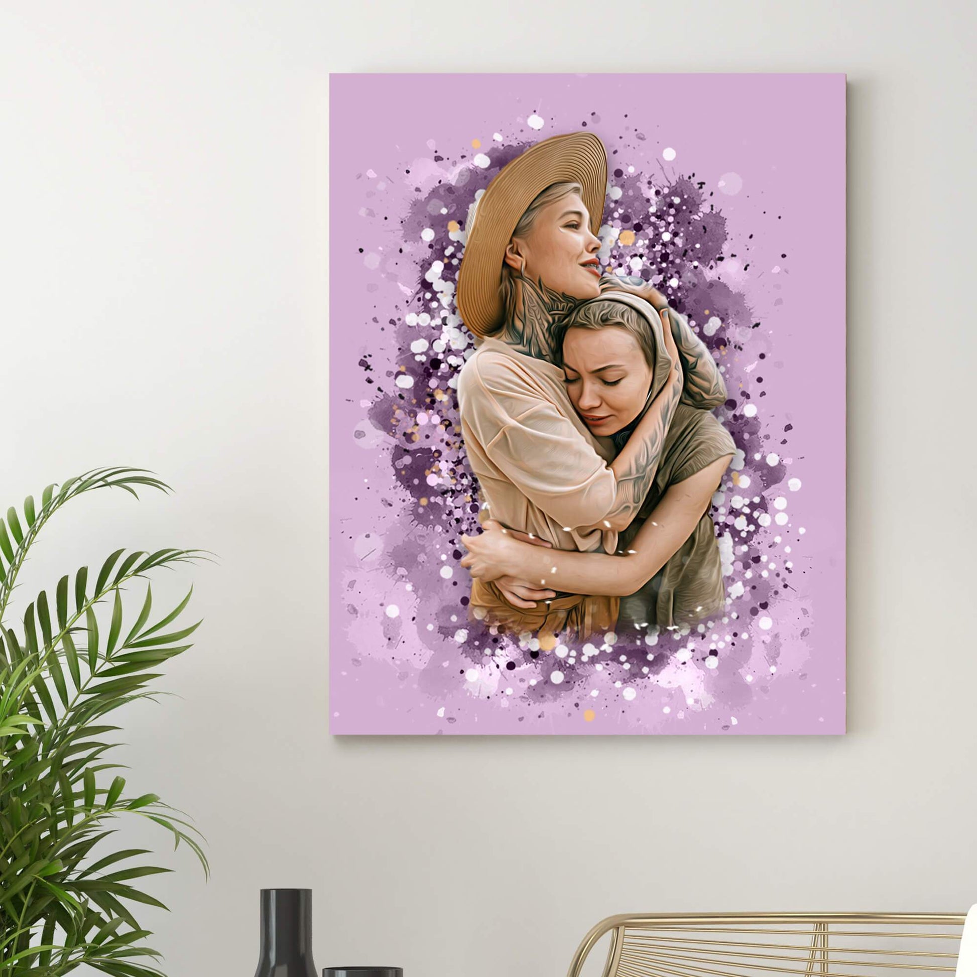 POC™ Personalized Family & Couple Portrait - Pet on Canvas