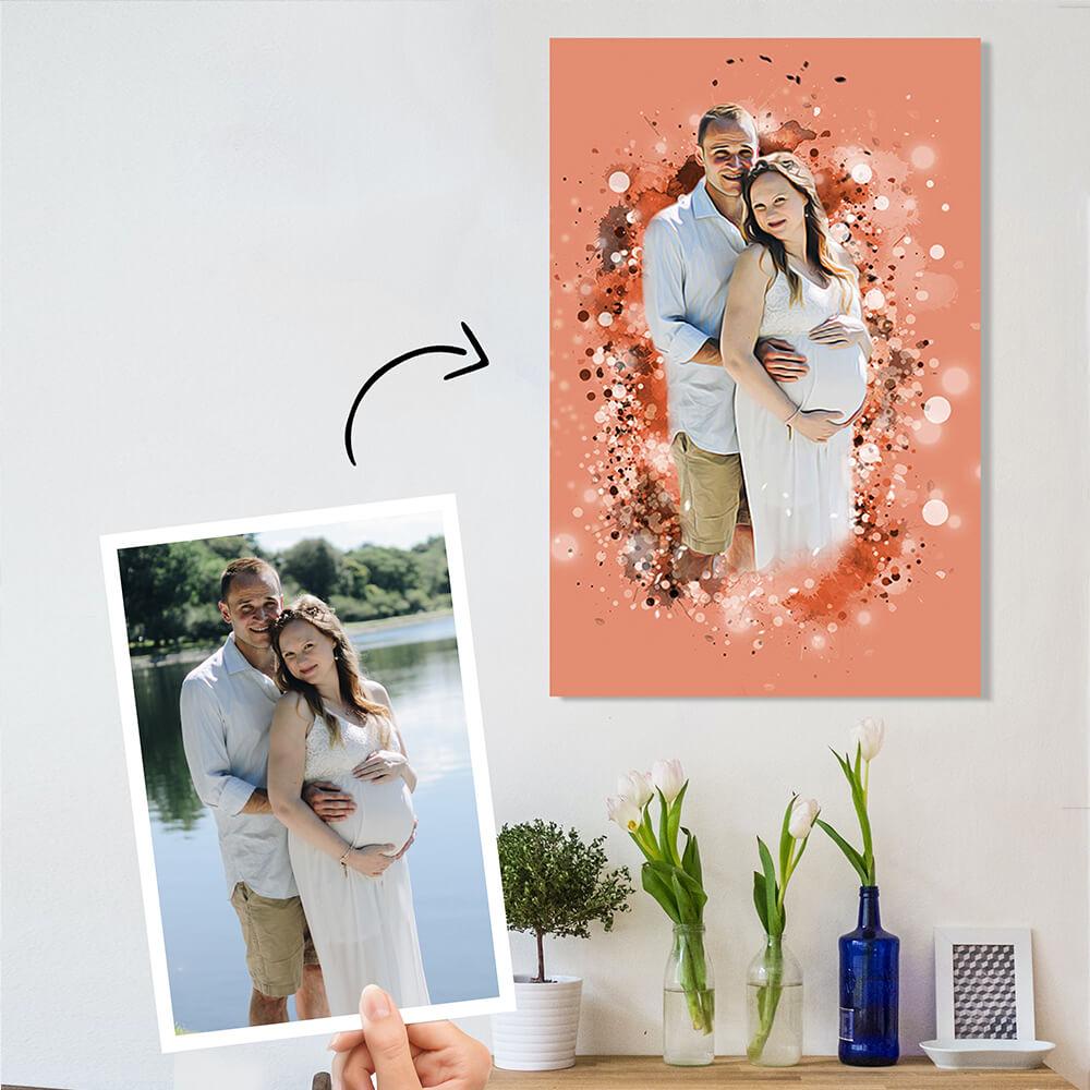 POC™ Personalized Family & Couple Portrait - Pet on Canvas