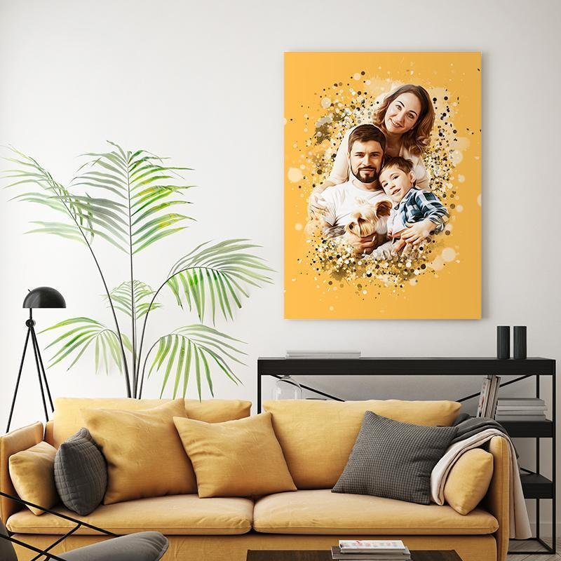 POC™ Personalized Family & Couple Portrait - Pet on Canvas