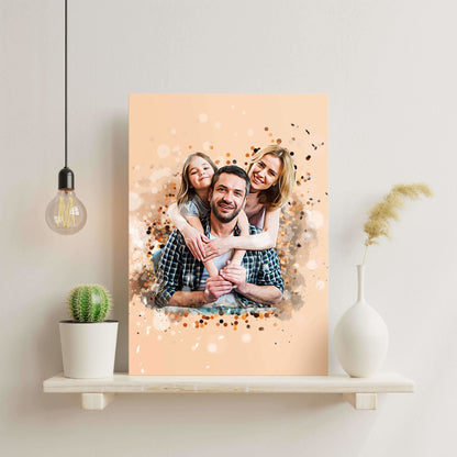 POC™ Personalized Family & Couple Portrait - Pet on Canvas