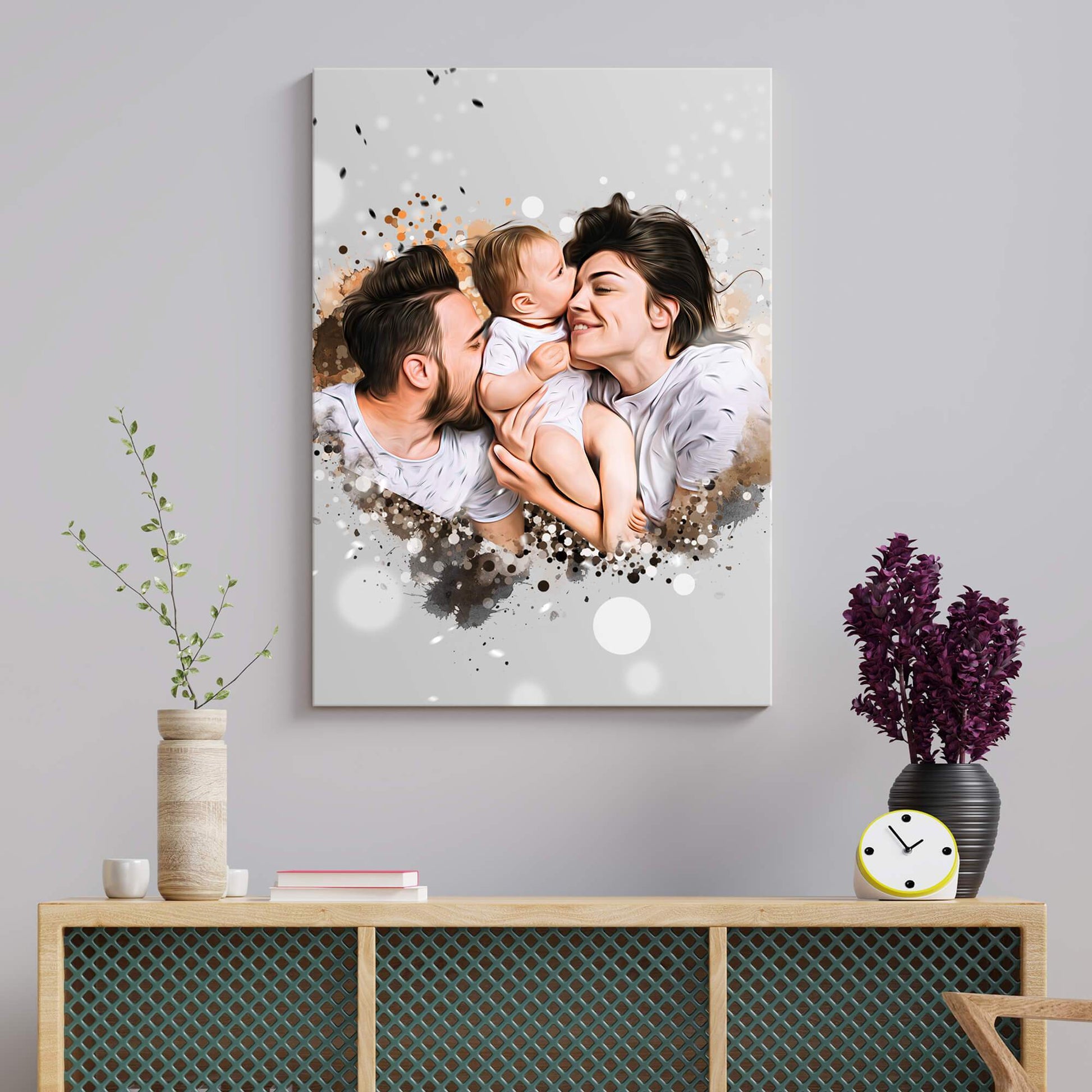 POC™ Personalized Family & Couple Portrait - Pet on Canvas