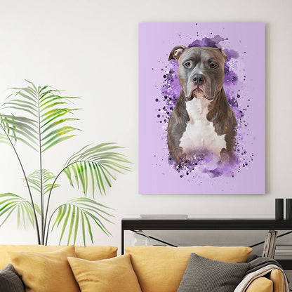 Upgrade to Canvas from Digital File - Pet on Canvas